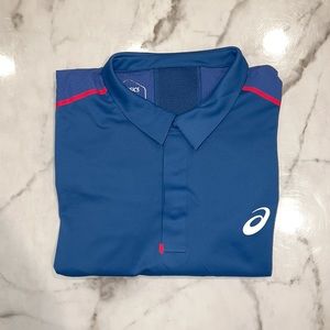Mens Asics Tennis Polo